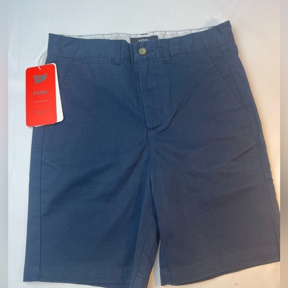 NWT Pedal Chino Camp Navy Twill Shorts